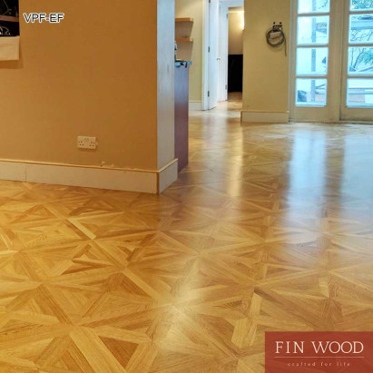 Versailles Parquet Fitting - flooring by FinWood Ltd. #CraftedForLife