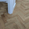 Parquet Herringbone wood flooring with border by Fin Wood Ltd London #CraftedForLife #CraftedForLife