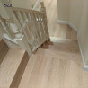 Stair Cladding - Modern look in London by Fin Wood #craftedForLife #CraftedForLife