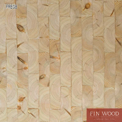 End grain - Rectangular end grain flooring fitting natural #CraftedForLife