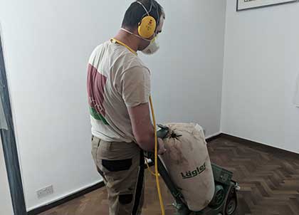 We are experts at sanding and renovating wooden floors