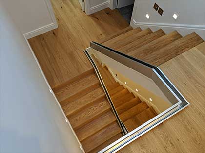 Engineered Oak Wood Flooring fitted in award winning eco apartment in Kensington, W8 #CraftedForLife