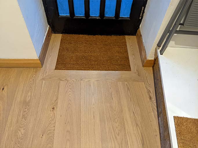 We fit integrated coir door mats #CraftedForLife
