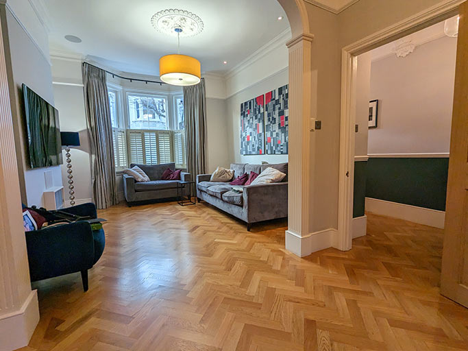 Herringbone parquet with a Victorian elegance #CraftedForLife