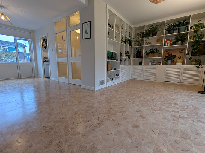 End grain complemented the property’s architecture #CraftedForLife