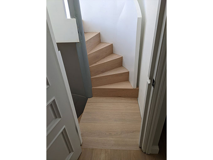 Natural light from the terrace above highlights the staircase’s design #CraftedForLife