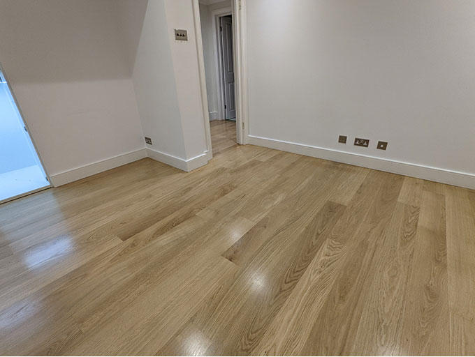 Regularly use a vacuum, broom, or dry mop to clean your lacquered floor #CraftedForLife