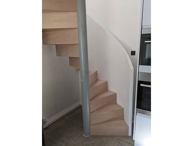 Seamless waterfall cladding created a striking feature to this newly styled home #CraftedForLife