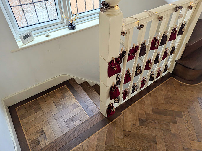 The flooring offers both durability and refined proportion #CraftedForLife