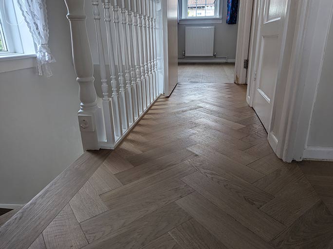 The original staircase was a metal structure likely from the 1950s #CraftedForLife