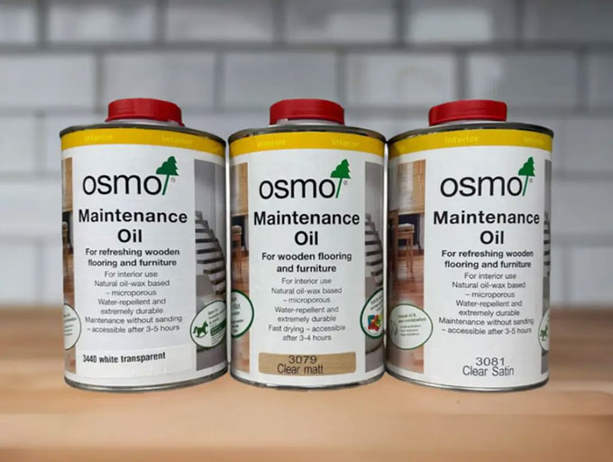 We recommend using a product like Osmo Maintenance Oil #CraftedForLife