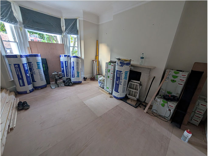 Acoustic insulation was installed in response to the client’s brief #CraftedForLife