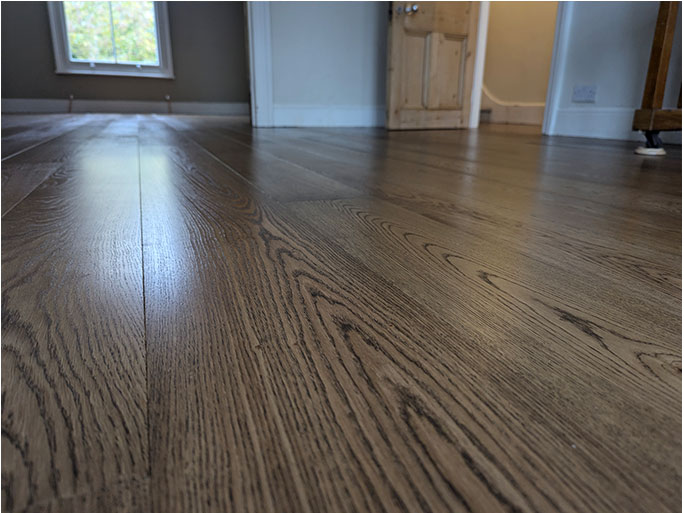 Careful levelling of the subfloor was the first work that needed completing #CraftedForLife
