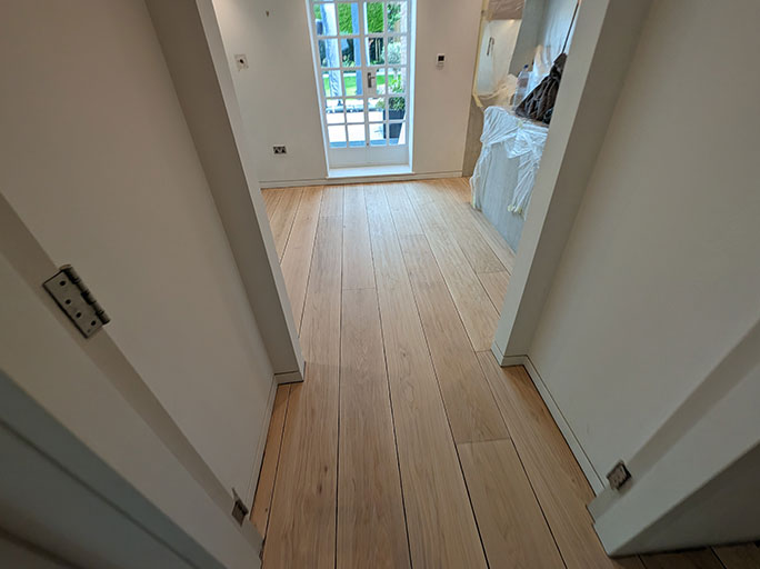 Hand held sanders offered the precise control needed for this highly specialised work #CraftedForLife
