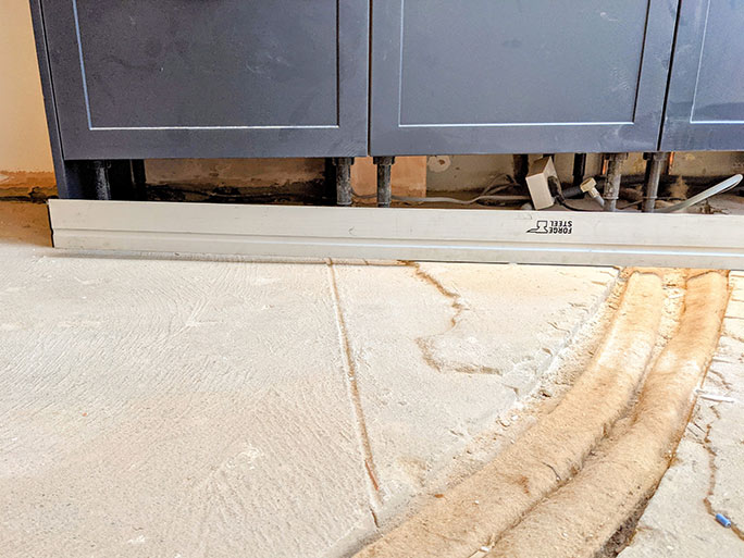 How to level an uneven mineral subfloor (Screed) #CraftedForLife