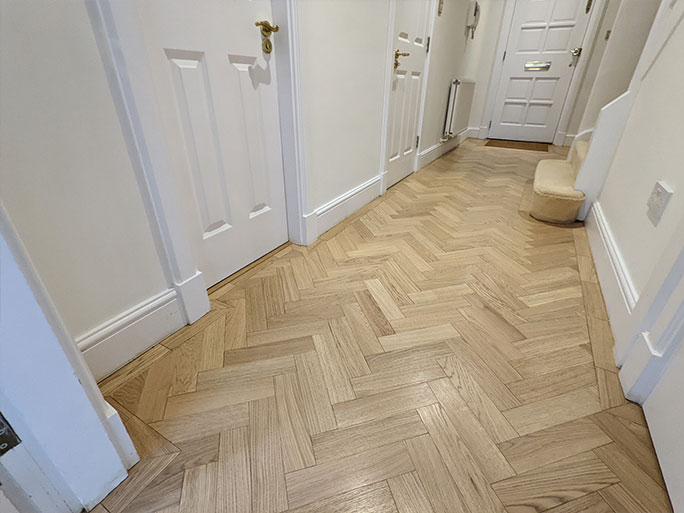 The clients wanted to preserve the natural character of the oak floor #CraftedForLife