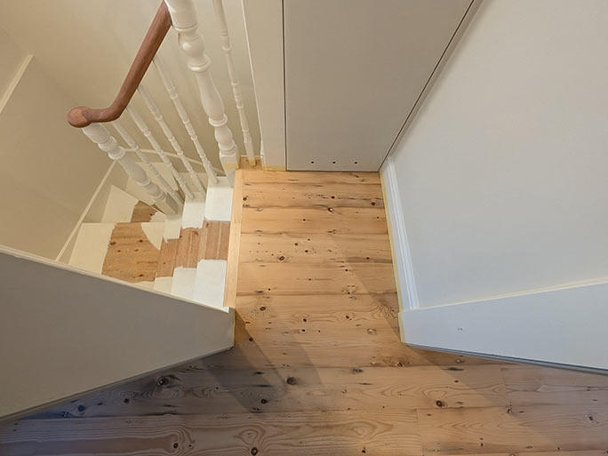 The pine boards were sourced through a specialist supplier #CraftedForLife
