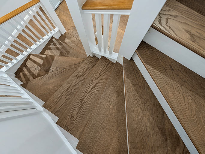 The structure of the original 1930s staircase had suffered over the years #CraftedForLife