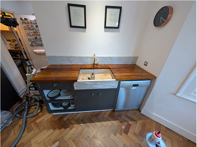  The wooden worktop was also restored #CraftedForLife
