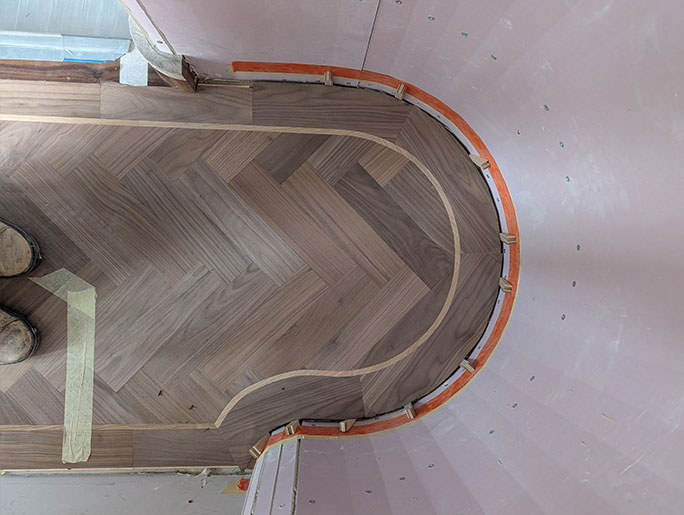 This project incorporated tightly curved borders #CraftedForLife