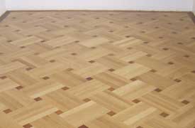 Parquet flooring London - Basket weave pattern parquet professional services from Fin Wood Ltd