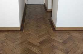 Parquet flooring London edge herringbone pattern parquet professional services from Fin Wood Ltd